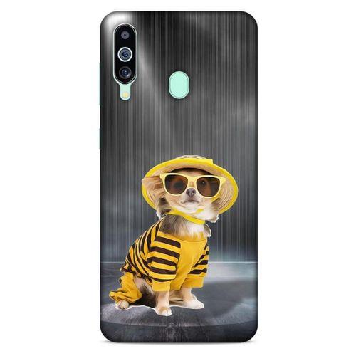 Samsung Galaxy M40 Kılıf Köpek Kıyafetleri (15) Antişok Kılıf Chihuahua Pijama
