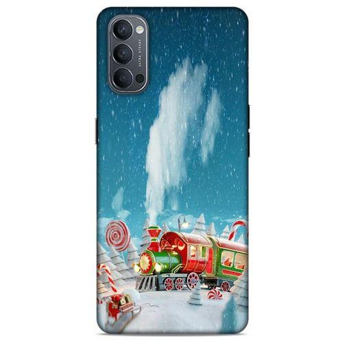 Oppo Reno 4 Kılıf Snowix (11) Tam Koruma Yeşil Kırmızı