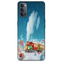 Oppo Reno 4 Kılıf Snowix (11) Tam Koruma Yeşil Kırmızı