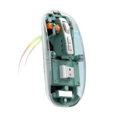 Çift Mod Bağlantılı Kablosuz Mouse Bluetooth Ve Usb Alıcılı Yeni Nesil