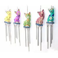 Üstü Ahşap Altı Metal Rüzgar Çanı