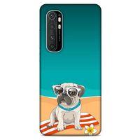 Animax Pug Plajda Xiaomi Mi Note 10 Lite Kılıf Desenli Silikon