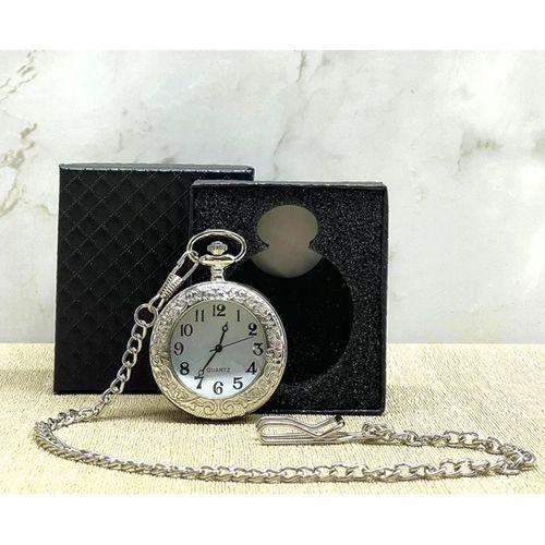 Özel Kutulu Gümüş Köstekli Saat