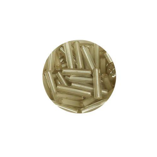 Uzun Boru Kesme Boncuk Çap 2mm Uzunluk 10 mm - 60 Gram - Şeffaf Bej - BNC276
