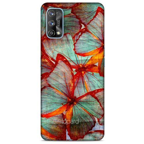 Oppo Realme 7 Pro Kılıf Kelebek Etkisi (31) TPU Kılıf Kırmızı Yeşil