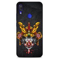 Lopard Xiaomi Redmi Note 7 Pro Uyumlu Kılıf Tattoo's (37) Silicone Cover Siyah