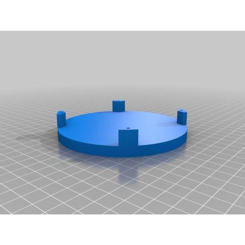 Monoprice M1570c için Açık Arka Izgaralar 3D Baskı (Bu ürün Sadece Plastik parçadır - Almadan Önce Soru Sorabilirsiniz)