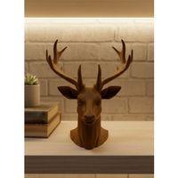 Kahverengi Geyik Biblo 23 Cm Dekoratif Şık Tasarım
