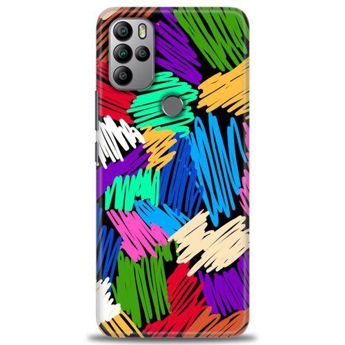 General Mobile GM 21 Pro Kılıf HD Baskılı Kılıf - Karalama + Tam Ekran Koruyucu