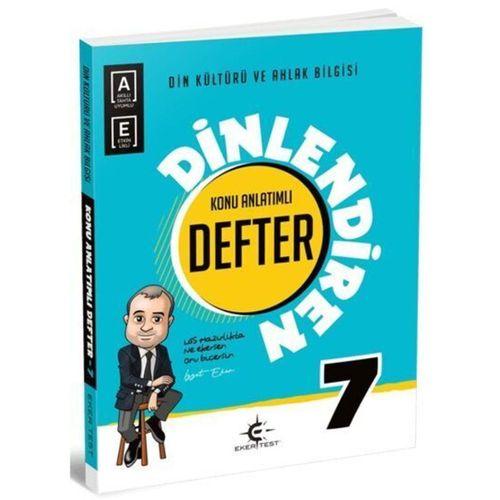 7. Sınıf Din Kültürü ve Ahlak Bilgisi Dinlendiren Konu Anlatımlı Defter Eker Test