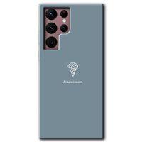 Potkal Hediye Fabrikası Samsung Galaxy S22 Ultra HD Baskılı Kılıf + 9D Tam Ekran Koruyucu - Beyin Gıdası