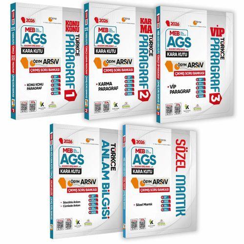 2026 MEB-AGS Türkçenin Kara Kutusu 5li ALTIN SET ÖSYM Çıkmış Soru Bankası Konu Özetli Çözümlü