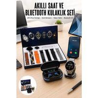 Seti Bluetooth Kulaklık Ucuz Kaliteli Yeni Nesil Akıllı Saat