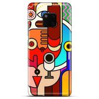 Lopard General Mobile GM 20 Uyumlu Kılıf Soyut Sanat (8) Desenli Baskılı Kılıf