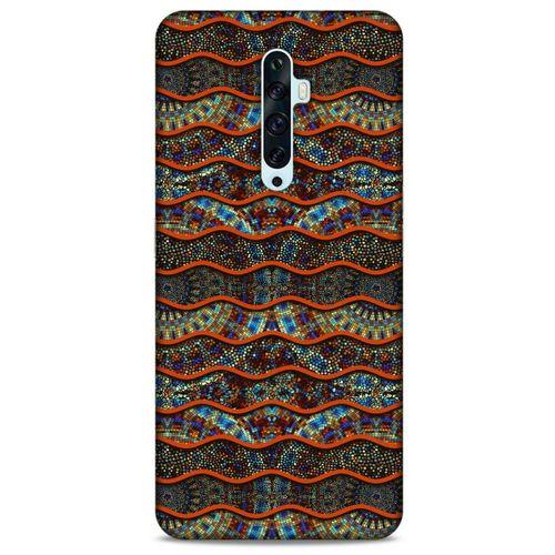 Oppo Reno 2z Kılıf Baskılı Özel Seri Taşlı (35) Fit Design Kılıf