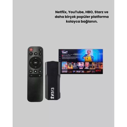 Android Tv Stick 4k Ultra Hd Görüntü Destekli