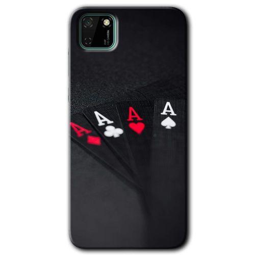 Huawei Y5P Kılıf HD Desen Baskılı Arka Kapak - Full As + Kırılmaz Cam