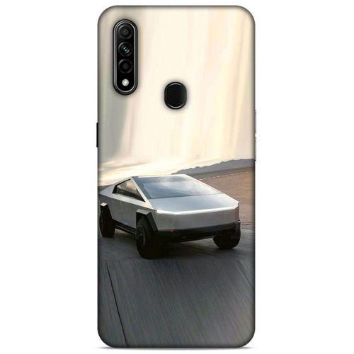 Lopard Oppo A31 Uyumlu Kılıf PickUpX (17) Tasarım Kılıf Gümüş Gri