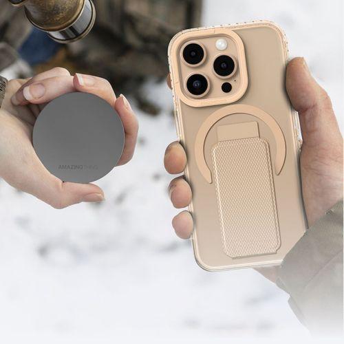 Apple iPhone 16 Pro Max Kılıf M-safe Şarj Özellikli Standlı Amazingthing Titan Pro Plus Kapak