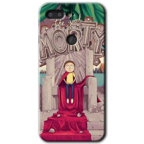 GM 9 Pro Kılıf HD Desen Baskılı Arka Kapak - Morty + Kırılmaz Cam