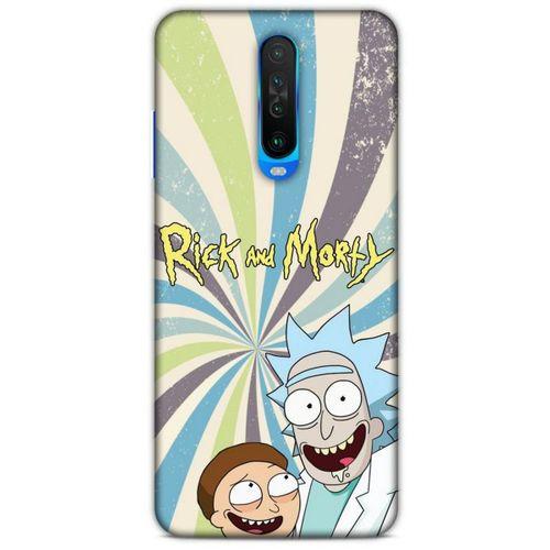 Xiaomi Redmi K30 5G Uyumlu Kılıf Rick And Morty (3) Kapak President Morty