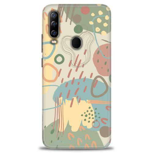 General Mobile GM 20 Pro Kılıf HD Baskılı Kılıf - Renkli Tuval + Tam Ekran Koruyucu