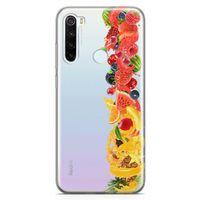 Xiaomi Redmi Note 8 Kılıf Ananas Nar Meyve Arka Kapak Koruma Desenli Full Koruyucu