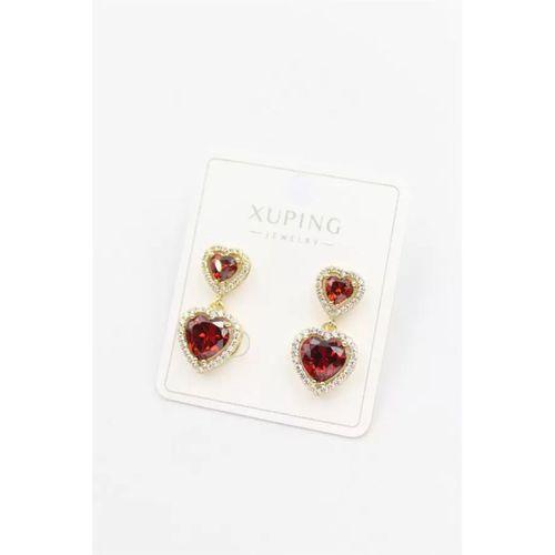 Kalp Küpe - Kırmızı