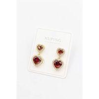 Kalp Küpe - Kırmızı