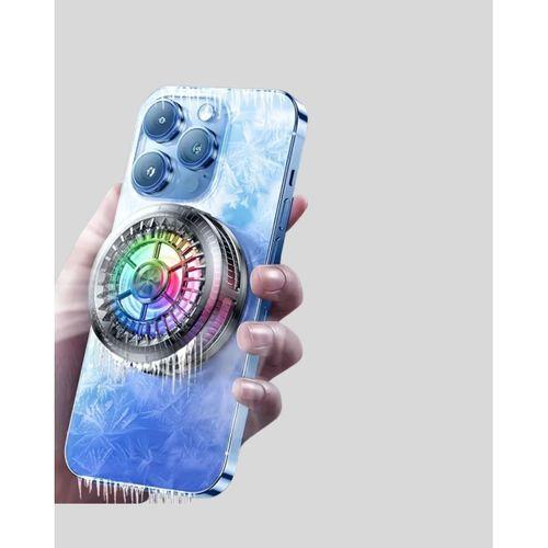 Rgb Işıklı Telefon Soğutucu Fan  Cooler Süper Hızlı Soğutma