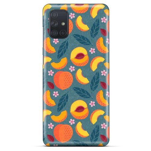Frutix Şeftali 01 Samsung Galaxy M51 Kılıf Desenli Silikon