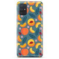 Frutix Şeftali 01 Samsung Galaxy M51 Kılıf Desenli Silikon