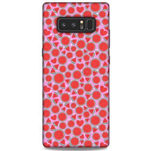 Samsung Galaxy Note 8 Uyumlu Kılıf Pembe Delisi (30) Silicone Case Karpuz