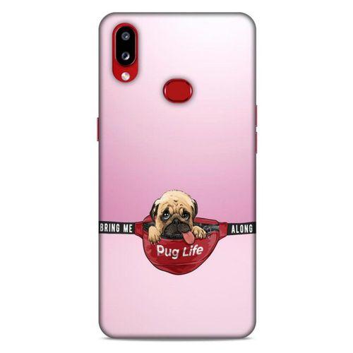 Samsung Galaxy A10s Kılıf Köpek Kıyafetleri (5) Koruma Kabı Yavru Pug Çanta