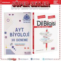 Çöz Kazan AYT Biyoloji Deneme ve AKM Dil Bilgisi Soru Bankası Seti