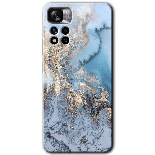 Potkal Hediye Fabrikası Xiaomi Redmi Note 11 Pro Plus 5G Kılıf HD Desen Baskılı Arka Kapak - Eski Mermer