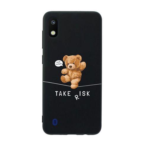 Samsung A10 Take Risk Premium Silikonlu Telefon Kılıfı
