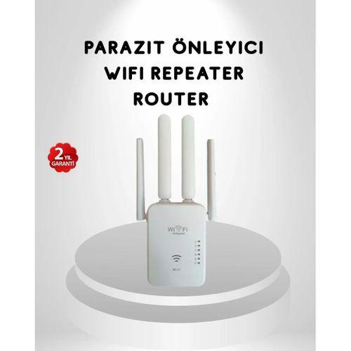 300mbps Wifi Menzil Genişletici 4 Antenli Wpa3 Güvenlikli Priz Tipi Repeater