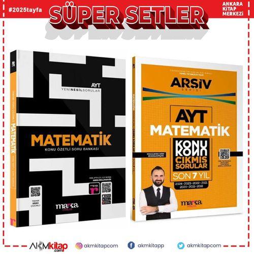 Marka Yayınları AYT Matematik Soru Bankası ve Konu Konu Çıkmış Sorular Seti 2 Kitap