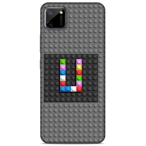 Lopard Oppo Realme C11 Uyumlu Kılıf BloX (33) Hybrid Kılıf U Harfi