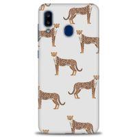 Samsung Galaxy A30 Kılıf HD Baskılı Kılıf - Kedii + Tam Ekran Koruyucu