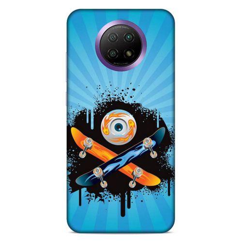 Lopard Xiaomi Redmi Note 9 5g Uyumlu Kılıf Tattoo's (13) Silikon Kap Snowboard