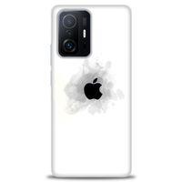 Xiaomi Mi 11T Kılıf HD Baskılı Kılıf - Siyah Elma + Tam Ekran Koruyucu