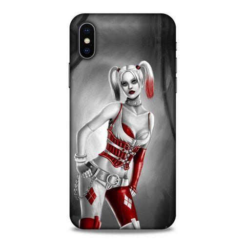 Apple Iphone X Uyumlu Kılıf Harley Quinn (39) Liquid Crystal Kılıf Açık Limon