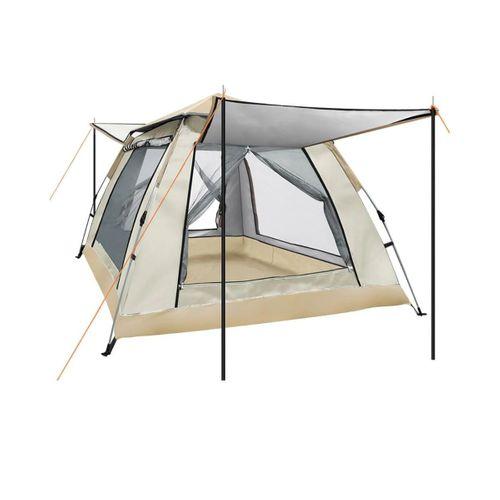 Otomatik Kamp Çadırı 240x240x160 Cm 6 Kişilik Geniş Hacimli Güneşlikli
