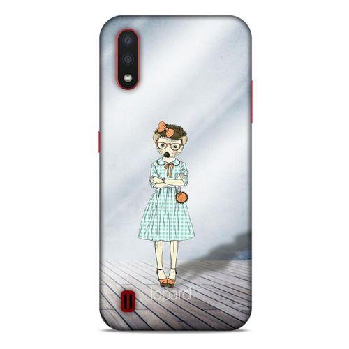 Samsung Galaxy A01 Kılıf FunnyMaX (24) Darbe Emici Kılıf Açık Mavi