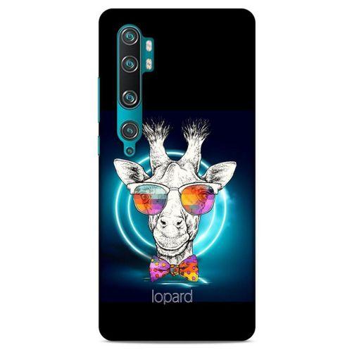 Xiaomi Mi Cc9 Pro Kılıf FunnyMaX (6) Silikon Kılıf Siyah Zürafa