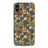 Apple iPhone XS Kılıf Pastel Renkler (37) Silicone Cover Beyaz Açık Yeşil