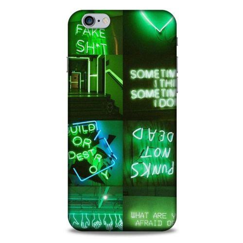 Apple Iphone 6S Plus Uyumlu Kılıf Yeşil Delisi (34) Slim Armor Kılıf Pastel yeşil