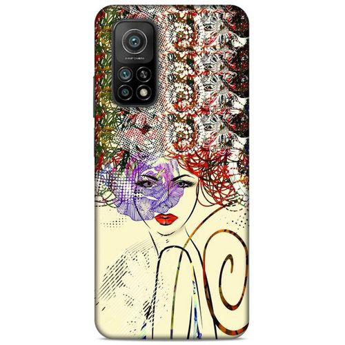 Lopard Xiaomi Mi 10T 5G Uyumlu Kılıf Sürreal Yüzler ♀ (19) Kılıfları Baskılı